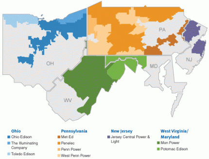 Wind, Rain Threaten Phildelphia, New Jersey and NYC Ohio Edison Power Outages